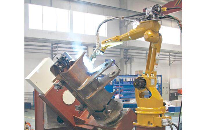 Semi-trailer Suspension Balance Arm, Bracket Robot Welding Station Download